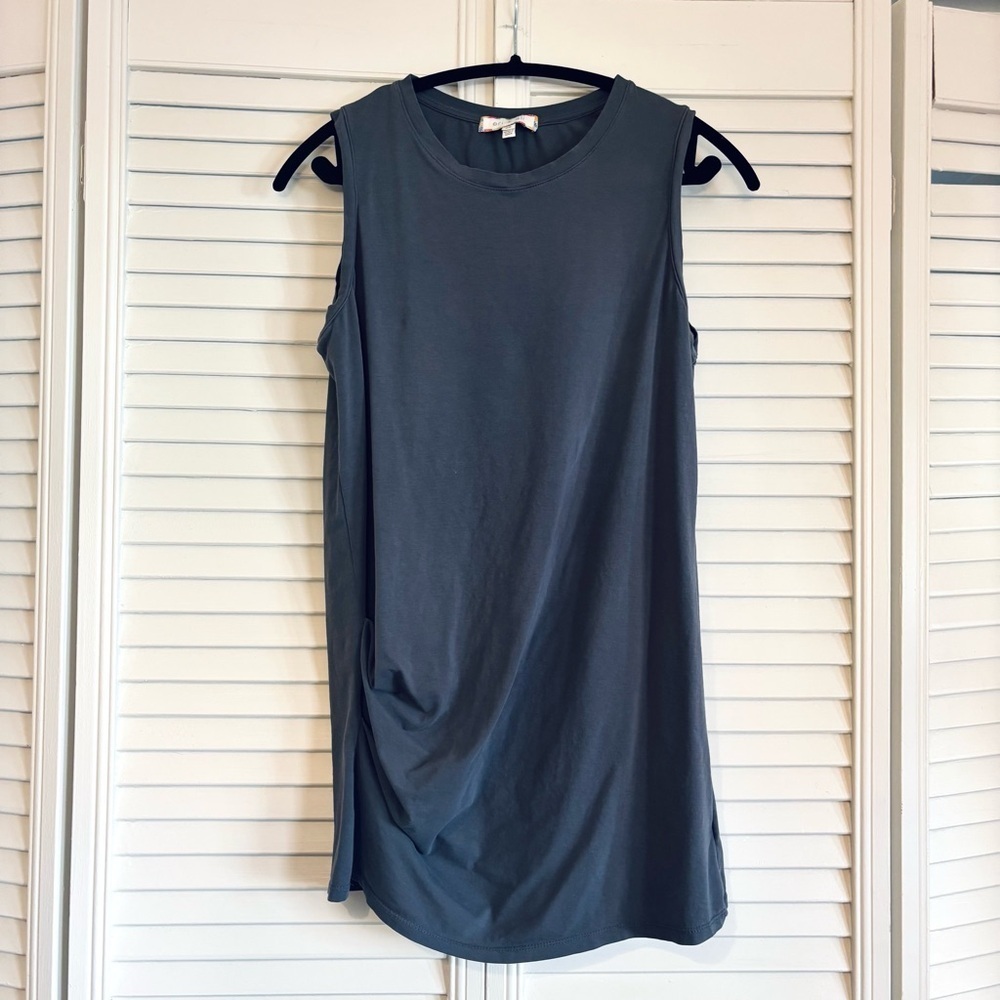 Anthropologie Eri + Ali Gray Tunic Top Tank Top Size XS Gray